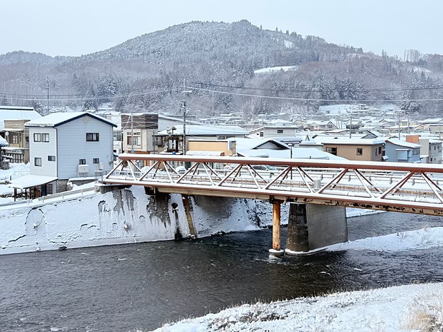 馬淵川沿いの風景